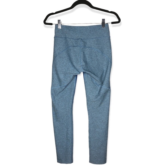 Outdoor Voices Athletic Leggings Blue ColorBlock Small - Picture 5 of 7